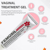 FEMOXIL Vaginal Treatment Gel - Natural Plant-Based Formula for Vagina and Vulva Issues and Discomfort - Provides Fast Soothing Relief - pH Balance and Health 25gr/0.9oz