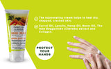 Dr Schavit Rejuvenating Hand Cream with Carrot Oil and Lanoline - Moisturizing and Anti-Aging - Rough and Dry Skin Relief Hand Cream