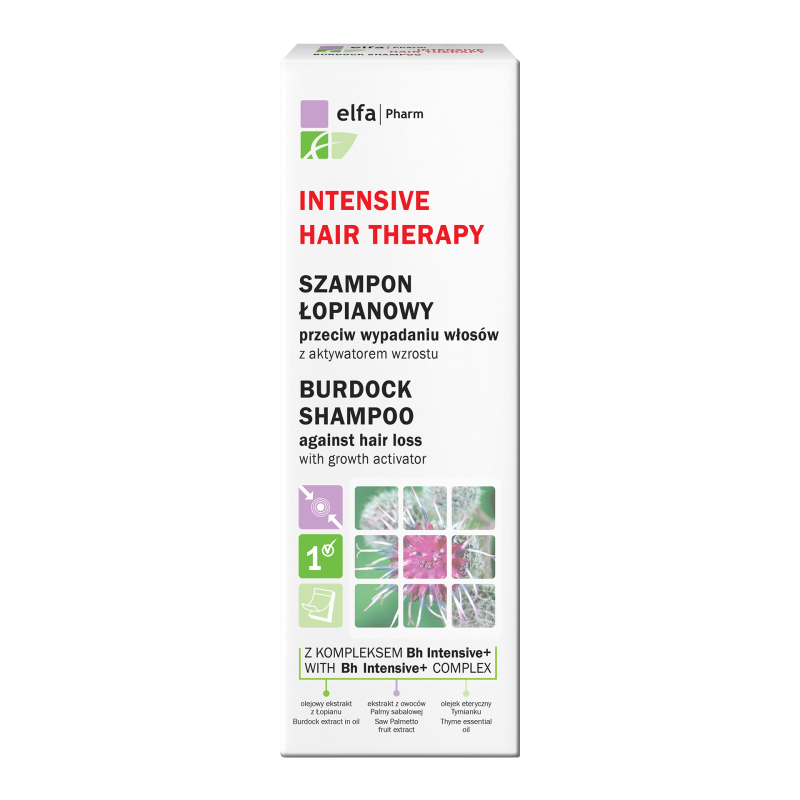 Natural Burdock Shampoo for Hair Treatment Against Hair Loss, 200 ml / 6.76 fl.oz – With Growth Activator, Strengthens Hair Follicles, Reduces Hair Loss
