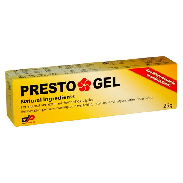 Presto Gel - A Natural Hemorrhoids Treatment