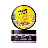 Fresh Juice Passion Fruit & Tiaré Sugar Body Scrub – Gentle Exfoliating Body Scrub with Macadamia Oil – 95% Natural Ingredients – Nourishes, Softens & Relaxing Care – 6.76 fl oz