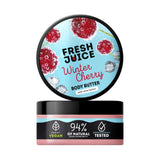 Fresh Juice Winter Cherry Body Butter – Rich Moisturizer with Shea Butter – 94% Natural Ingredients, Vegan – Softens, Nourishes & Adds Radiance – 6.76 fl oz