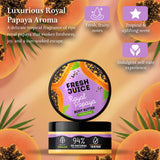 Fresh Juice Royal Papaya Body Butter with Shea Butter – Deeply Nourishing Moisturizer with Argan Oil – 94% Natural Ingredients, Vegan – Softens, Hydrates & Refreshes Skin – 6.76 fl oz