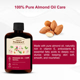 Neutral Care & Massage Oil – Pure Almond Oil Base for Sensitive Skin & Baby Massage – Unscented, Hypoallergenic, No Fragrances or Essential Oils – Deep Moisturizing, Vitamin E Rich – Ideal Carrier Oil