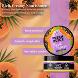 Fresh Juice Royal Papaya Body Butter with Shea Butter – Deeply Nourishing Moisturizer with Argan Oil – 94% Natural Ingredients, Vegan – Softens, Hydrates & Refreshes Skin – 6.76 fl oz
