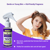 KINOMED Effective Lice Eliminator Spray | Eradicates Lice & Nits | Safe for Children & Adults | Comb Included | Preservative-Free | Dimethicone 95% Formula