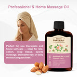 Comprehensive 5-in-1 Care & Massage Oil – Rosehip, Macadamia, Avocado, Almond & Sesame Oils – Professional & Home Use – Vegan, Lightweight Base Oil – Easy Glide, No Preservatives – 6.76 fl oz