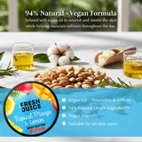 Fresh Juice Tropical Mango & Lemon Body Butter – Deeply Nourishing Moisturizer with Argan Oil – 94% Natural Ingredients, Vegan – Softens, Hydrates & Refreshes Skin – 6.76 fl oz