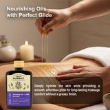 Relaxing Massage Oil – Macadamia & Avocado Base Oils with Lavender, Mint, Orange & Rosemary – Aromatherapy Muscle Relaxation, Hydration & Mood Support – Professional & Home Use – Smooth Glide