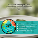 Fresh Juice Yuzu & Mandarin Body Butter – Lightweight Citrus Moisturizer with Jojoba Oil – 94% Natural Ingredients, Vegan – Softens, Hydrates & Energizes Skin – 6.76 fl oz
