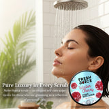 Fresh Juice Winter Cherry Sugar Body Scrub – Gentle Exfoliating Body Scrub with Shea Butter – 95% Natural Ingredients, Vegan – Nourishes, Smooths & Luxurious Care – 6.76 fl oz