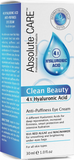 Absolute Care Clean Beauty Anti-Puffiness Eye Cream | Hydrating & Brightening Eye Treatment with 4 Types of Hyaluronic Acid