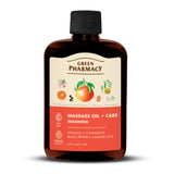 Warming Massage Oil – Cinnamon, Black Pepper & Orange Essential Oils – Mild Heating Effect for Relaxation & Circulation – Anti-Cellulite Support – Almond Oil Base – Fast Absorbing, No Preservatives