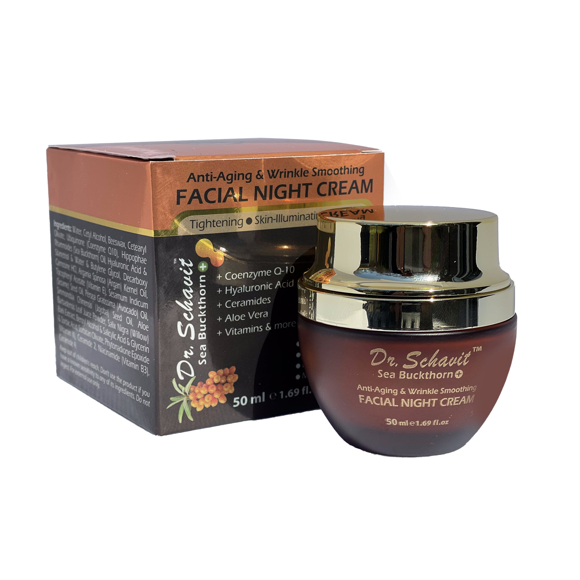 Dr.Schavit Anti Wrinkle Night Cream – Collagen Retinol Anti Aging Firming and Moisturizing Face Cream