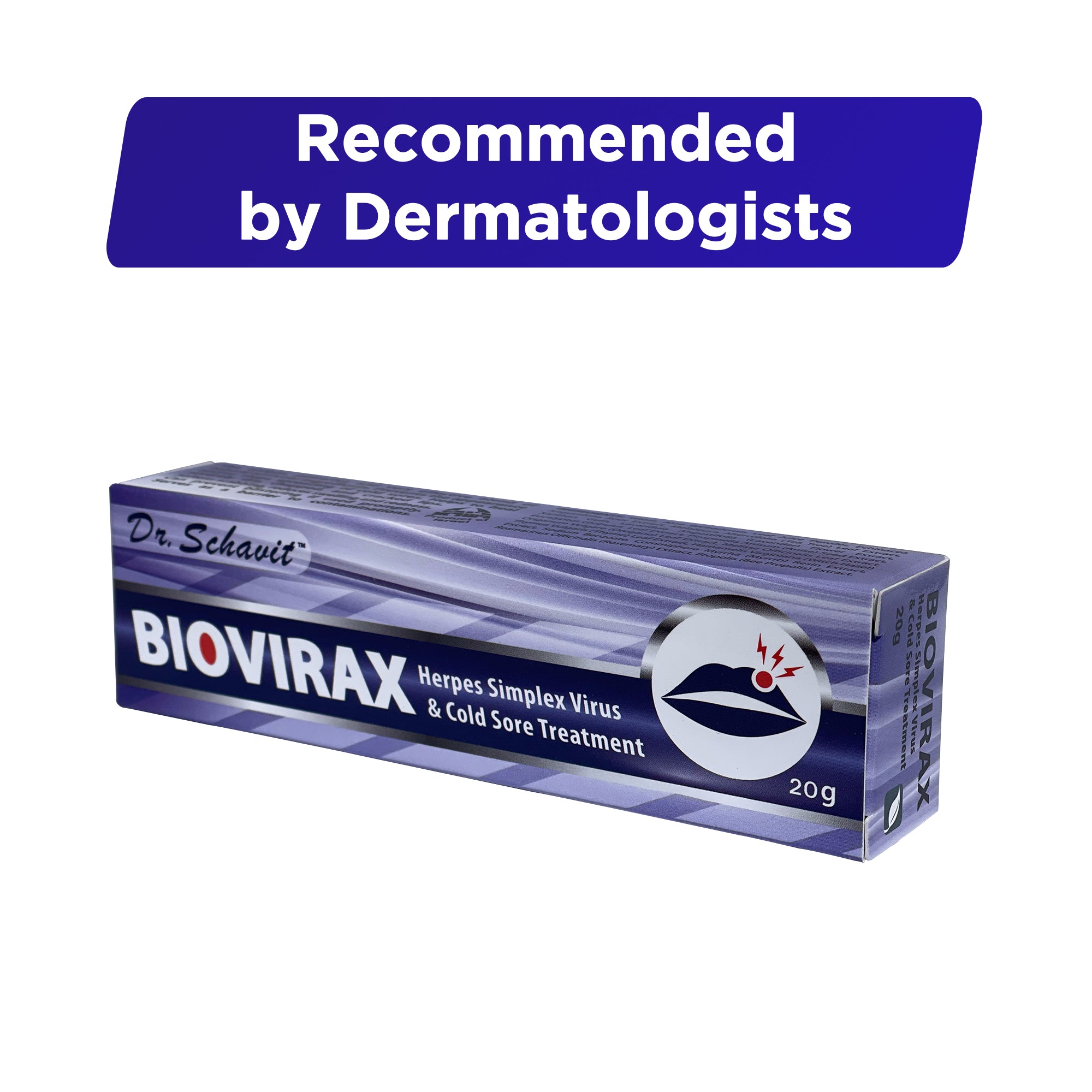 DR. SCHAVIT BioVirax Cold Sore Treatment – Natural Healing Cream